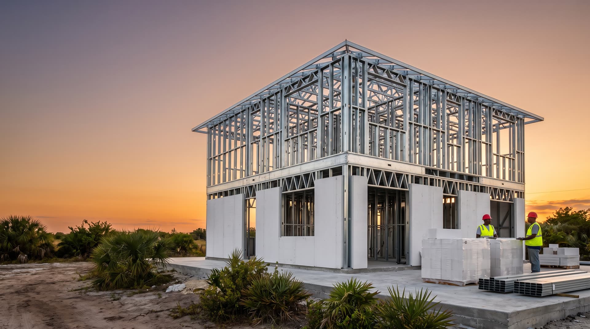 Precision light-gauge steel framing engineered to standard